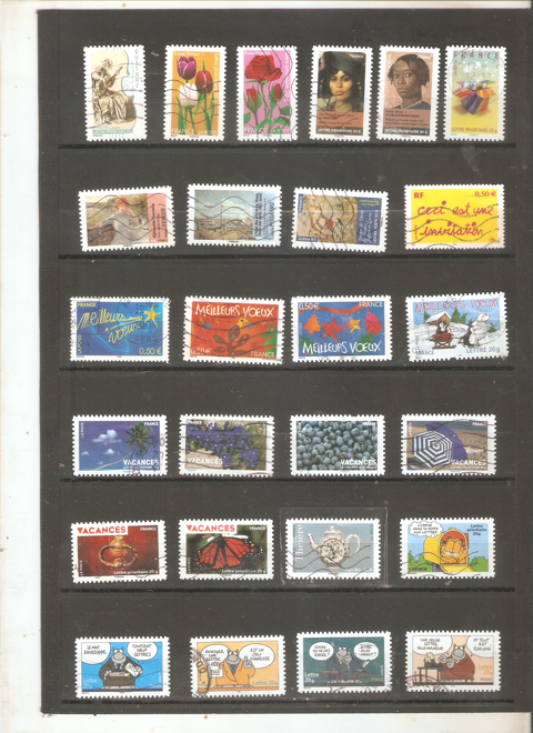 LOT DE TIMBRES FRANCE LES ADHESIFS 
1 Neuilly-sur-Marne (93)