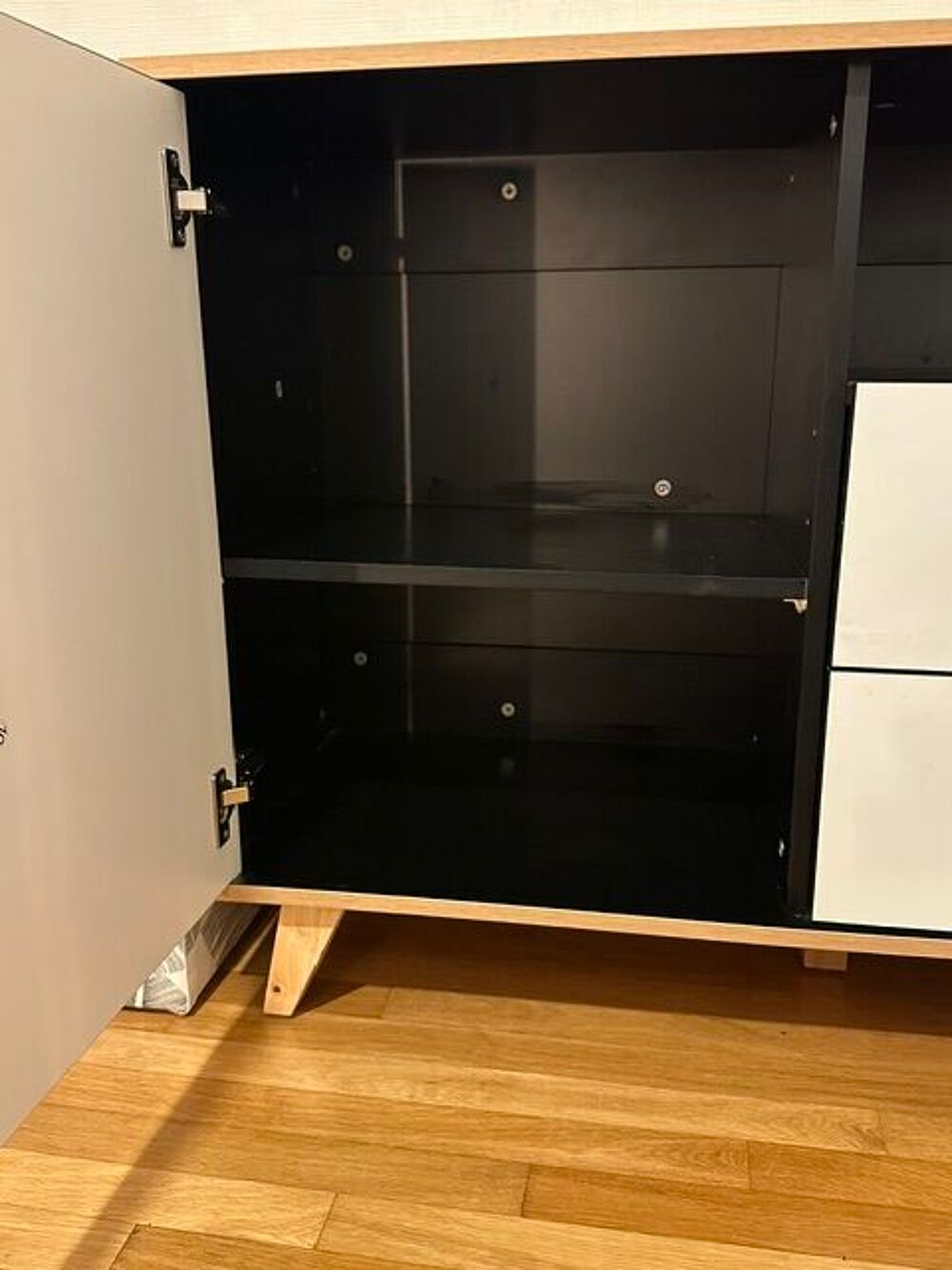 Buffet / Meuble TV moderne blanc et bois Meubles