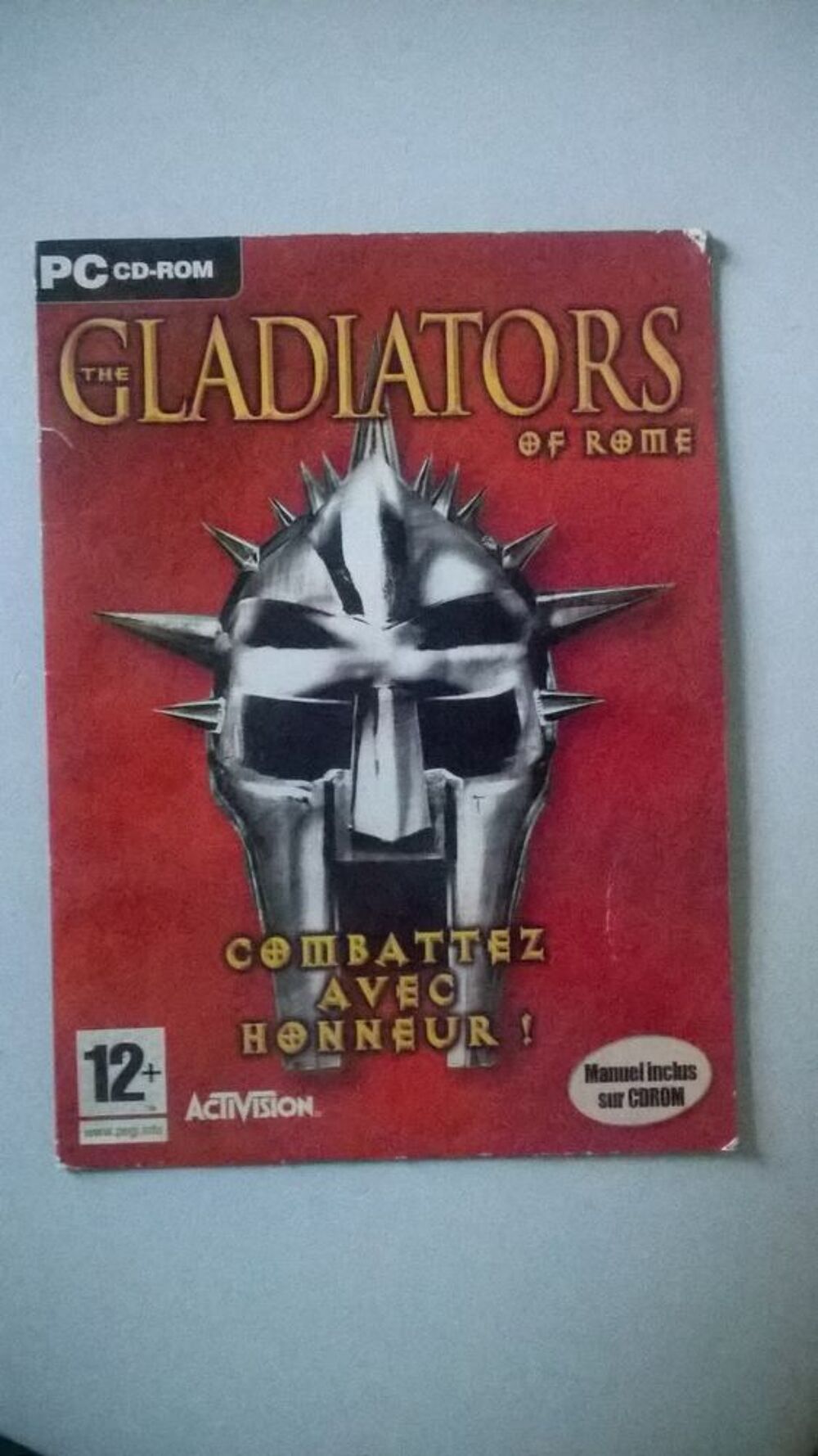 Jeux GLADIATOR 
pour PC 
Combat de gladiateurs 
Envoie da Consoles et jeux vidéos