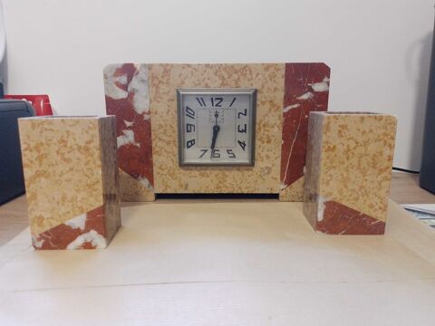 Horloge de chemine et ses 2 cassolettes 40 Olemps (12)