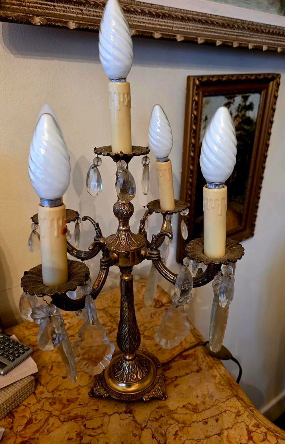 Chandeliers de bronze D�coration