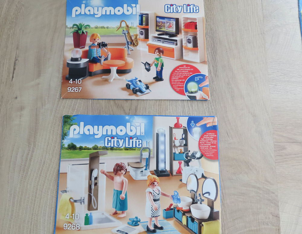 Playmobil Citylife la maison moderne enti&egrave;rement meubl&eacute;e 
Jeux / jouets