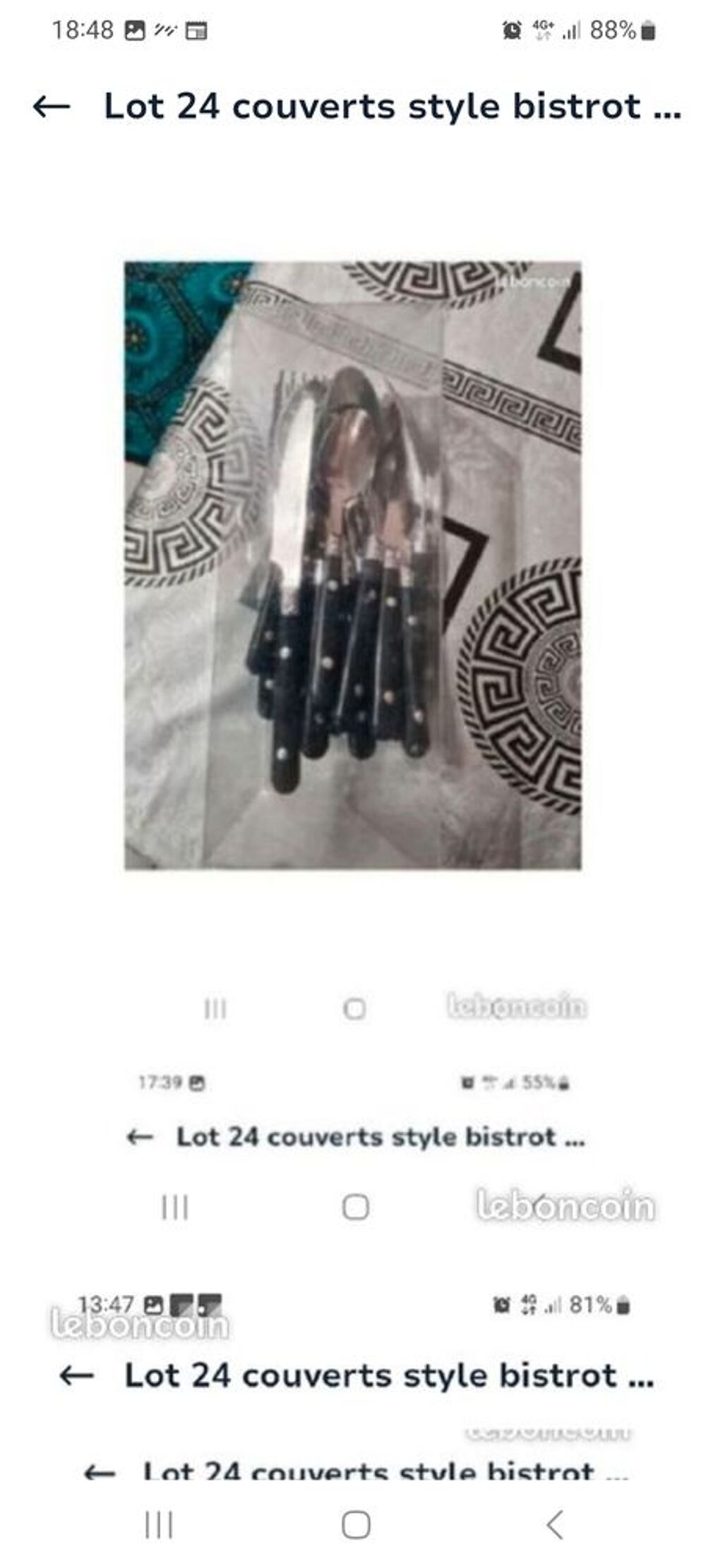 lot 24 couverts ( neuf) Cuisine