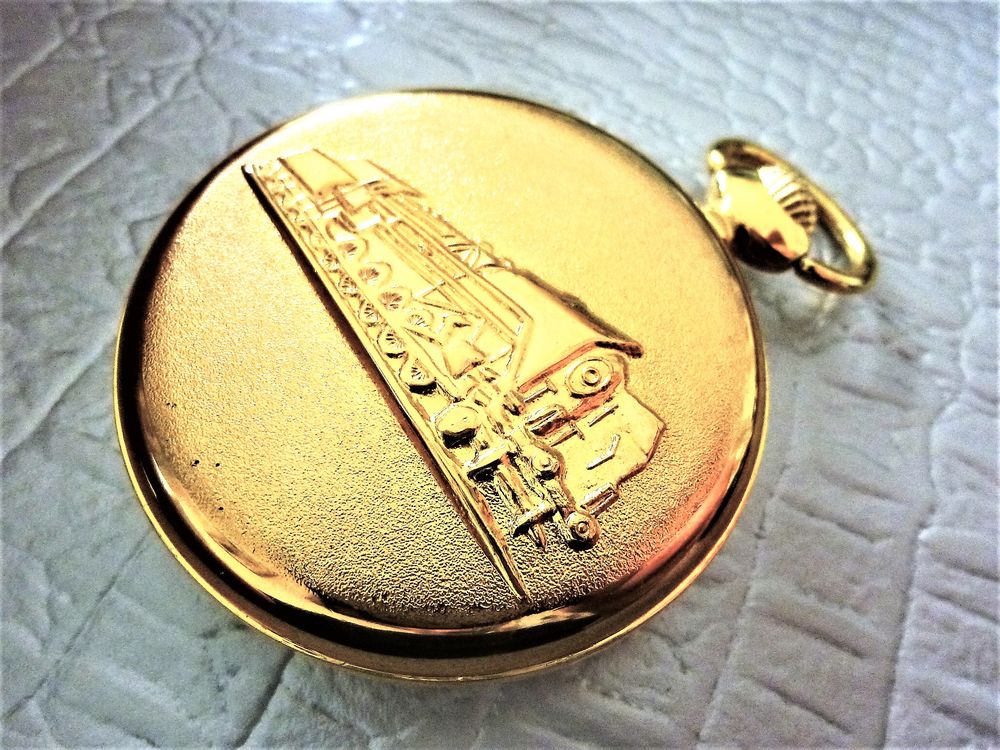 LUC DESROCHES montre gousset ferroviaire 1980 GOC0065 Bijoux et montres