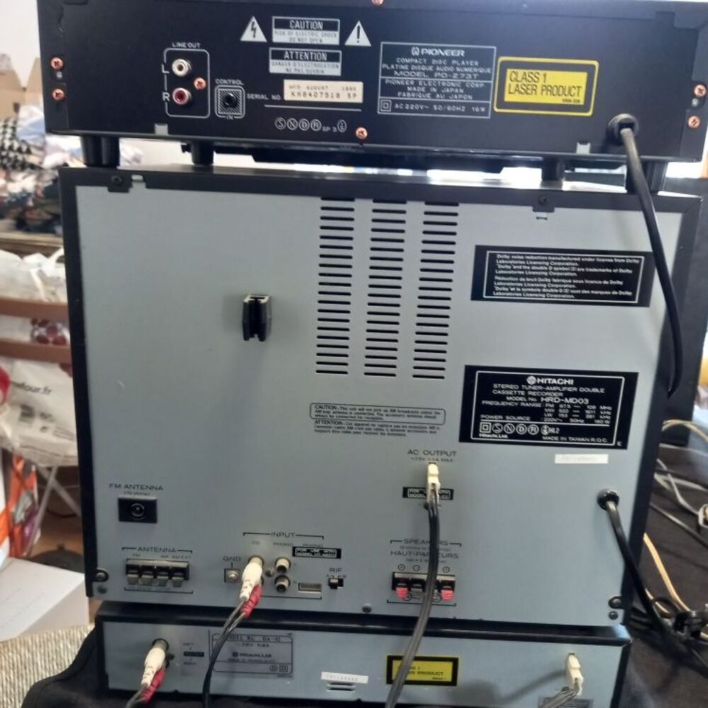 Chaine HIFI Double CD Double k7 Audio et hifi