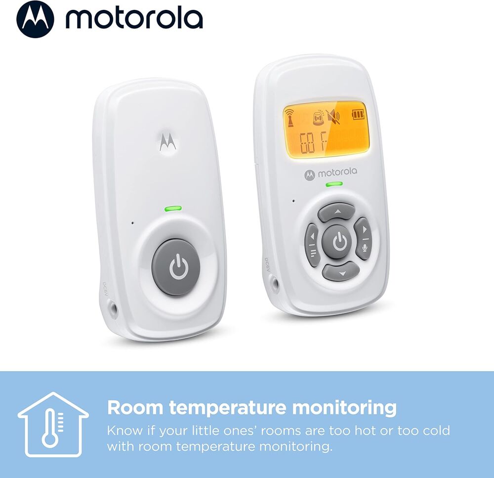 Motorola Nursery AM24 Babyphone Audio - Affichage r&eacute;tro &eacute;cla Audio et hifi
