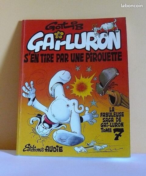Gai-Luron s'en tire par une pirouette - EO - Gotlib 12 Argenteuil (95)