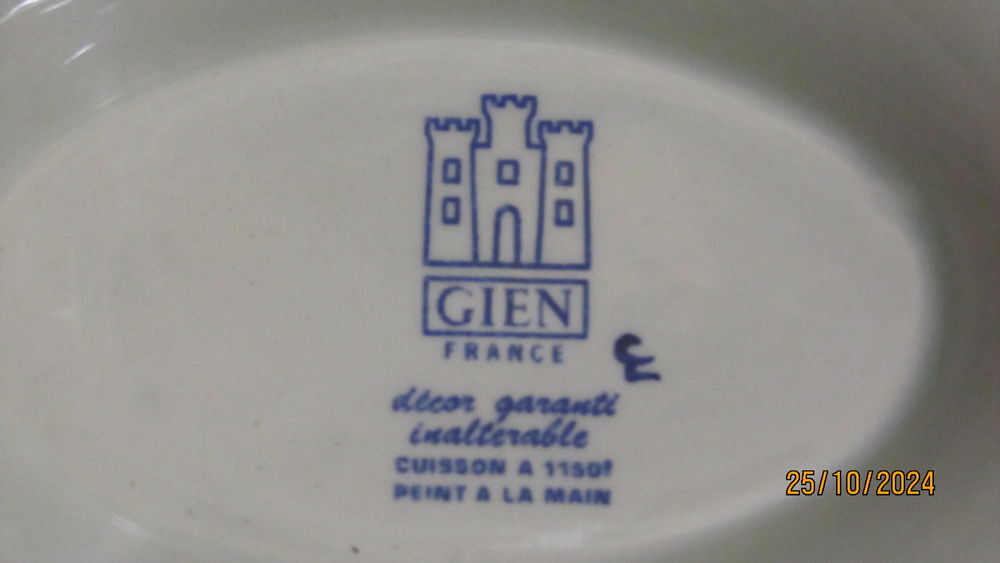 soupi&egrave;re faience de Gien Décoration