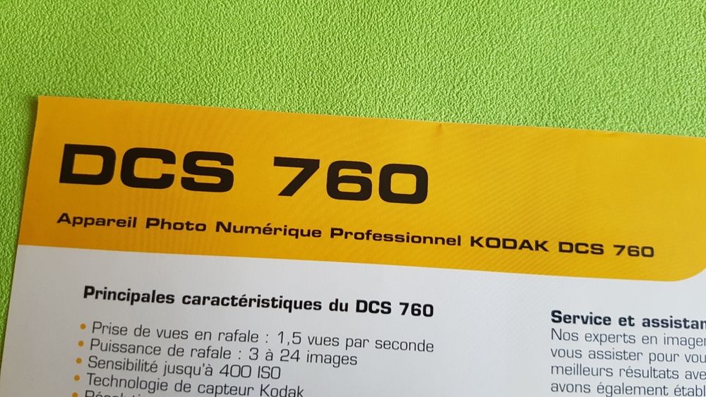 DCS 760 KODAK Photos/Video/TV