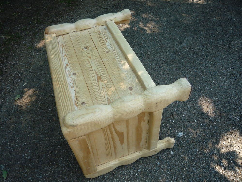 Coffre &agrave; jouet/bac/jardini&egrave;re/bois brut Meubles