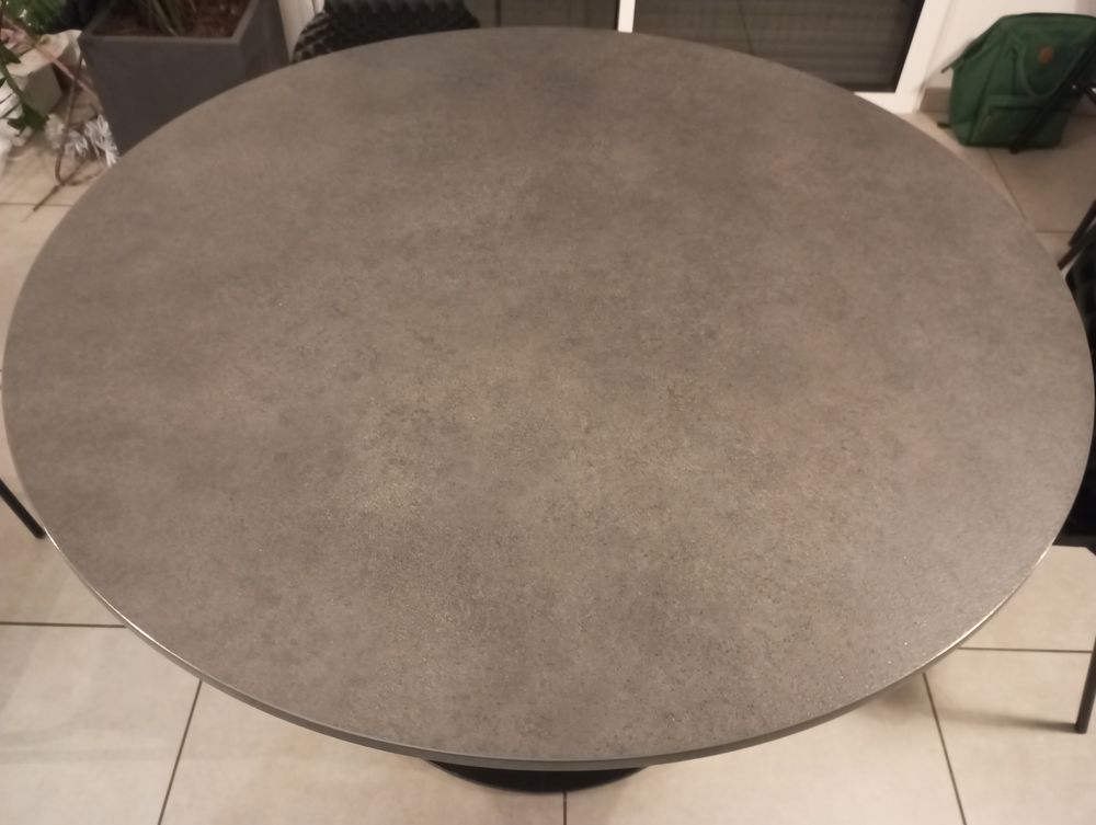 Table ronde 6 personnes 120 cm Meubles