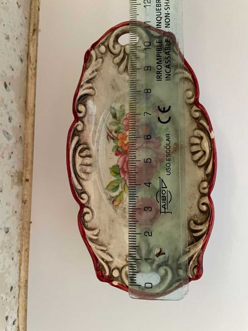 Petit assiette ancien porte bagues porcelaine 