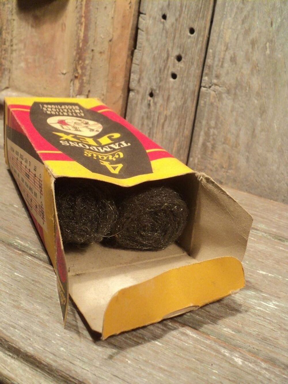 Ancienne Boite Carton Publicitaire Tampons JEX 