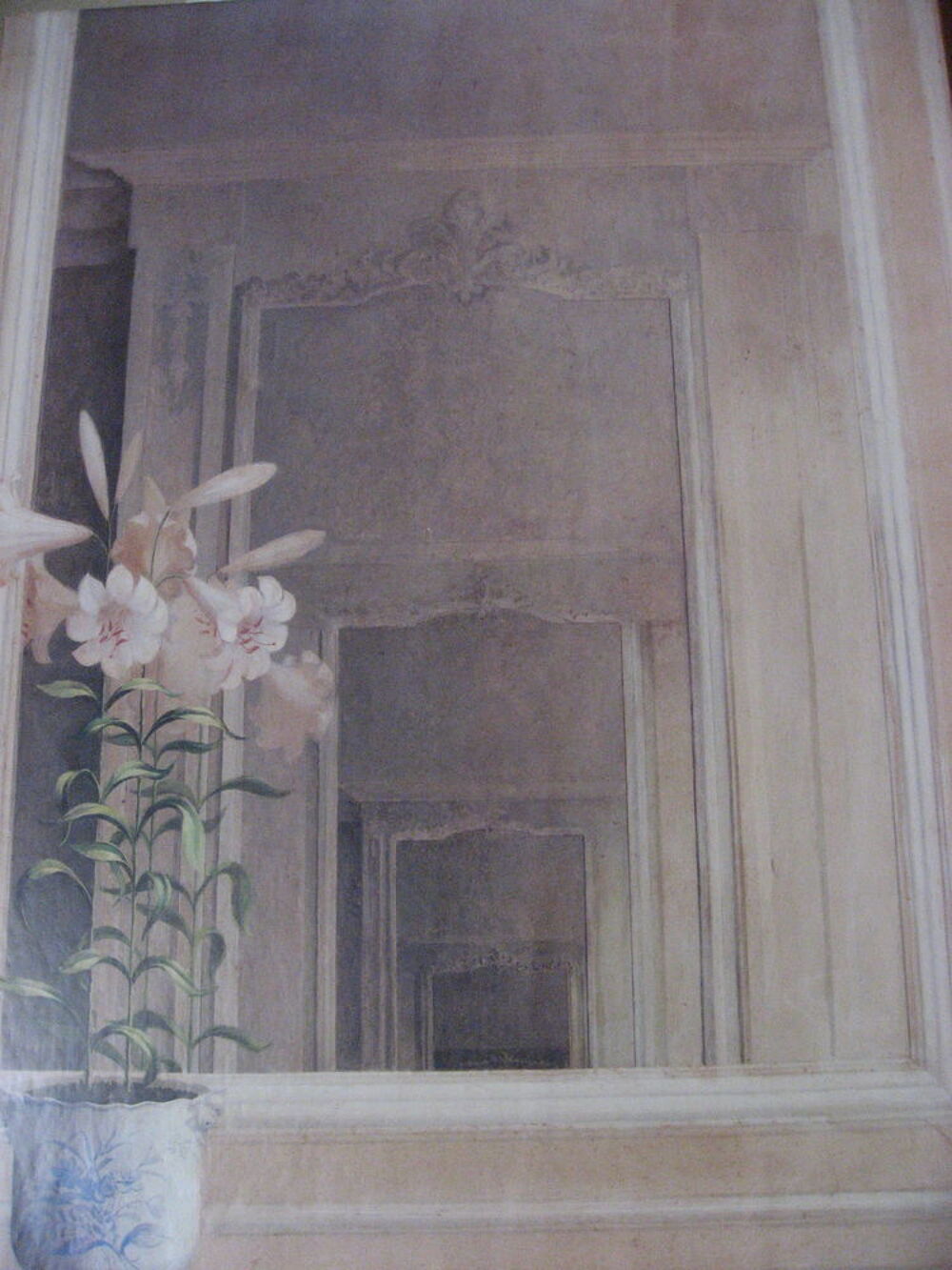 tableau trompe l'oeil - couleurs douces. Décoration