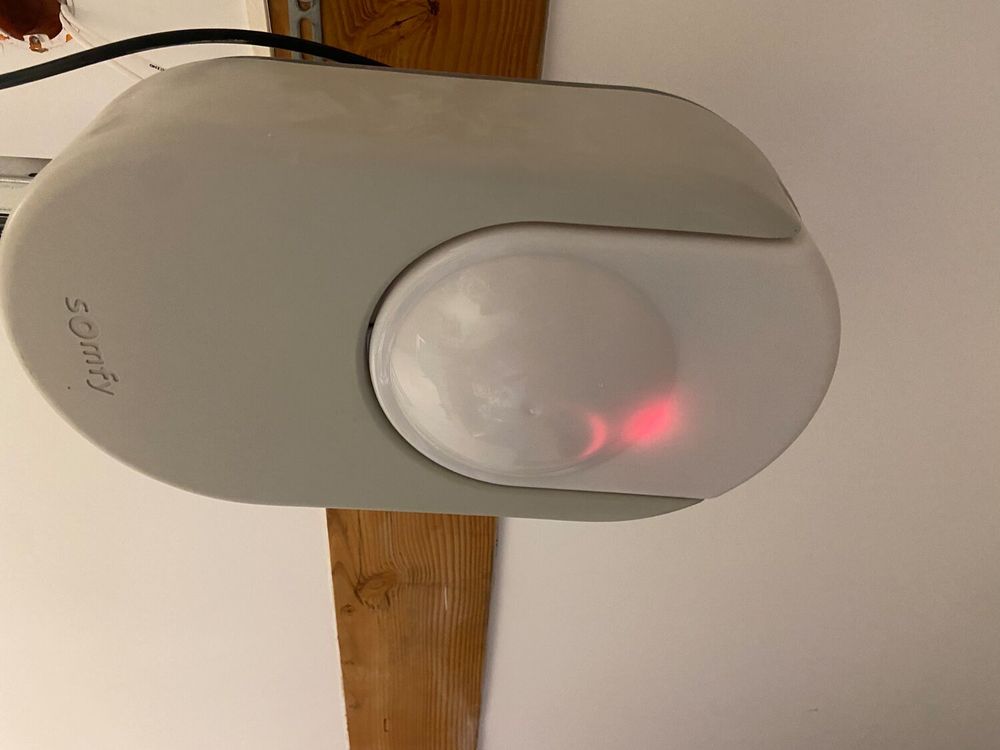 Porte de garage en bois motoris&eacute;e SOMFY Bricolage