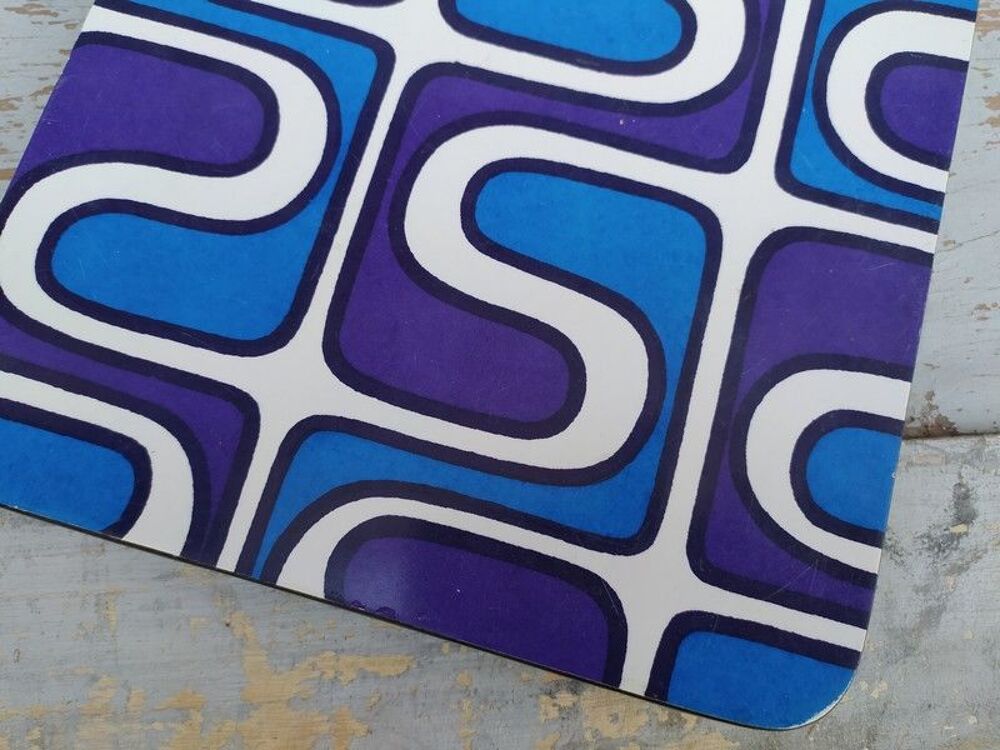 Dessous de Plat Vintage Design 1970 Seventies 
Décoration