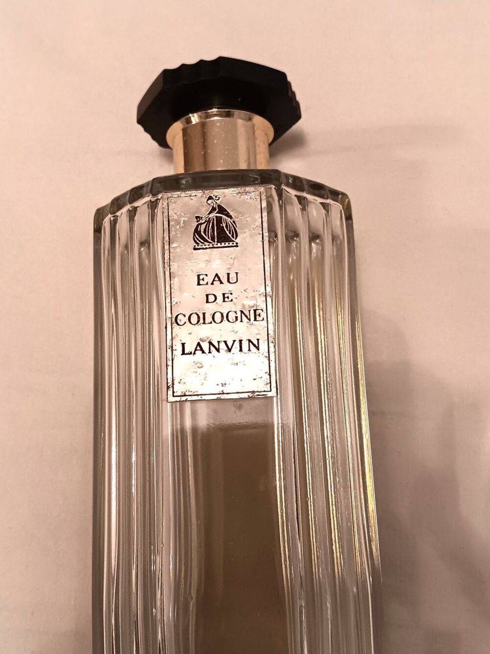 Parfum Lanvin ancien flacon Eau de cologne 