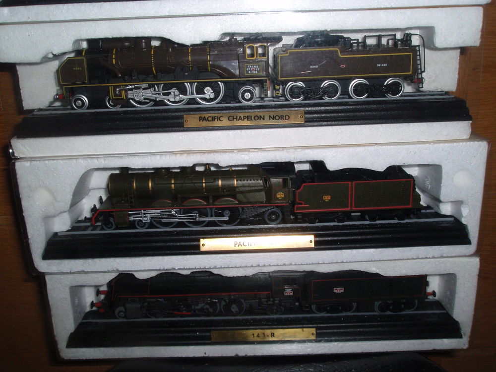 5 locomotives statiques HO Edition Atlas 