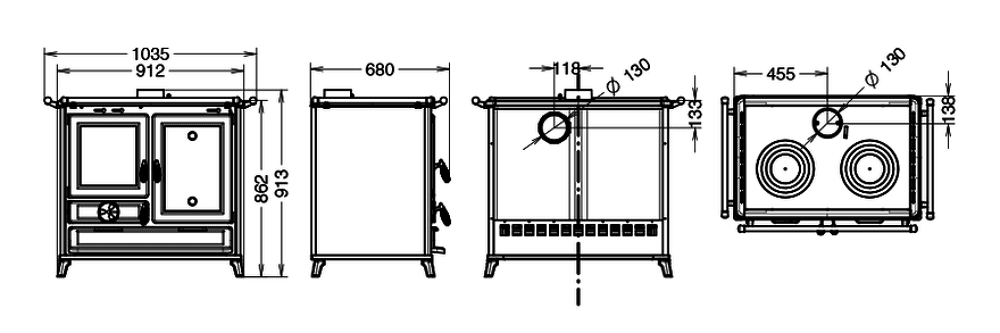 Po&ecirc;le Cuisini&egrave;re &agrave; bois Bricolage