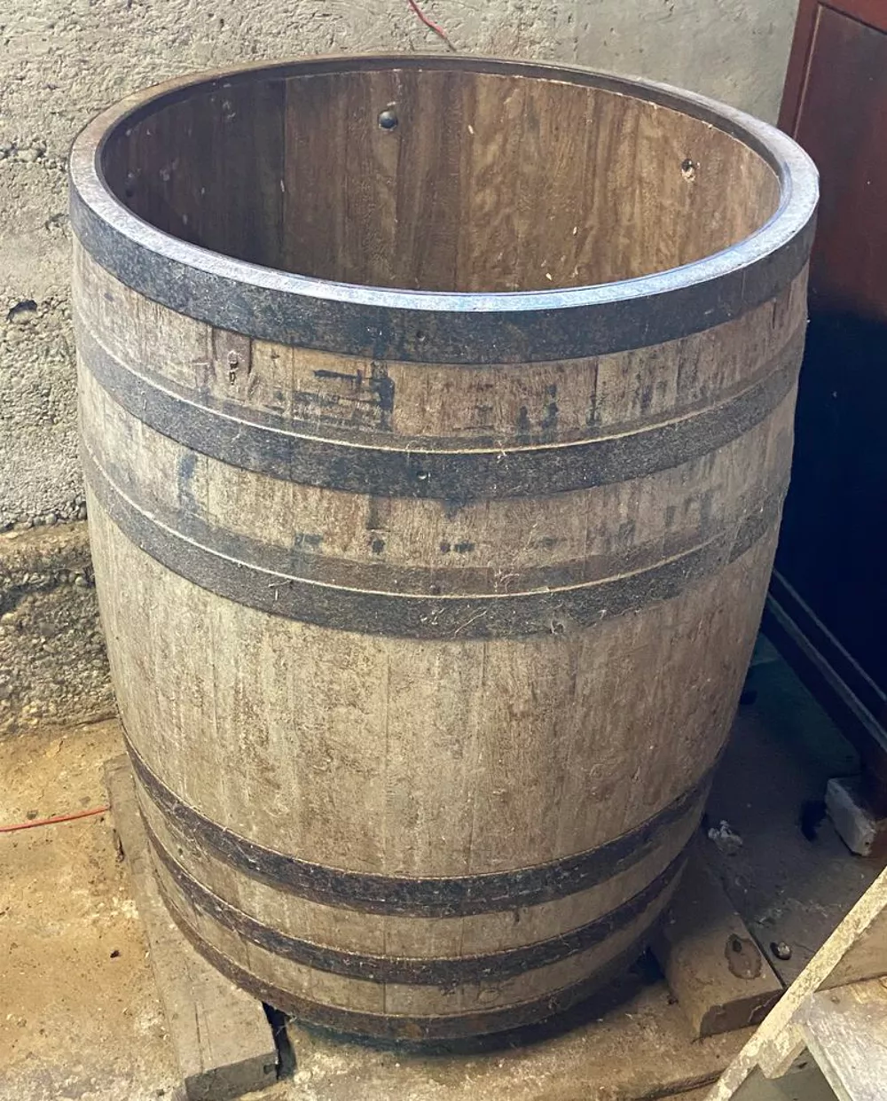 Tonneau barratte &agrave; beurre en bois ann&eacute;es 30 Bricolage