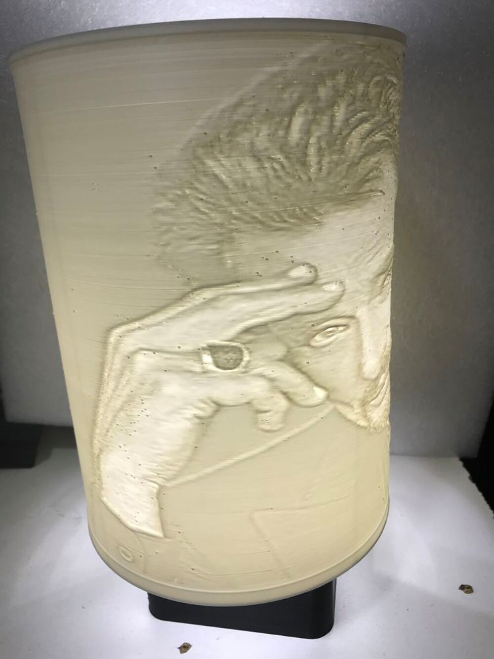 Lampe chanteur Johnny HALLIDAY led en 220v Dcoration