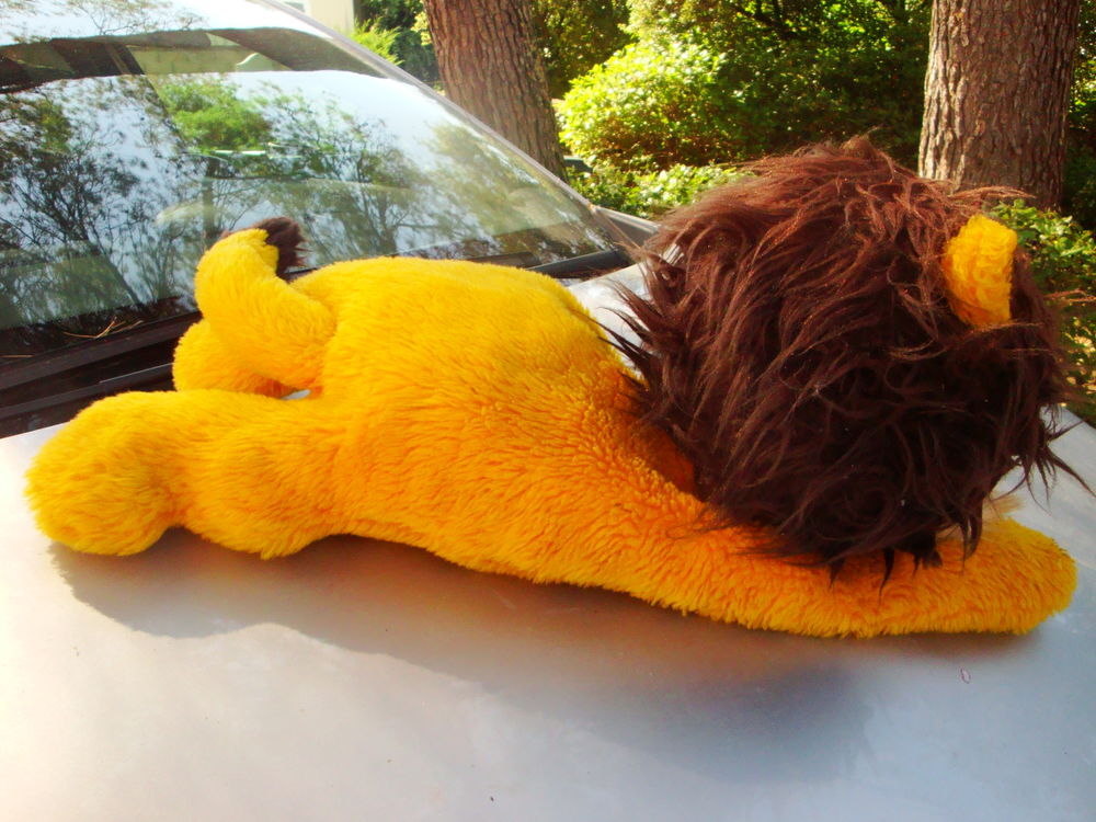  Peluche made in france lion ann&eacute;e 1970 Jeux / jouets
