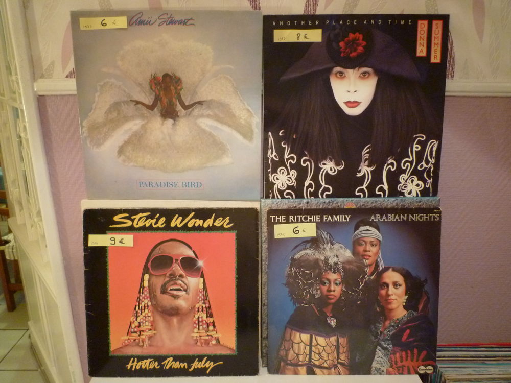 12 disques vinyles au d&eacute;tail CD et vinyles