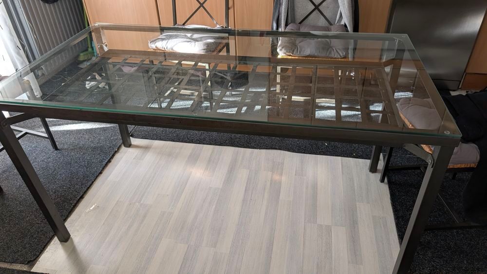 Table verre Ikea 150 x 80 Meubles