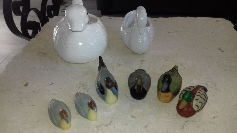 Ensemble de canards et cygnes Décoration