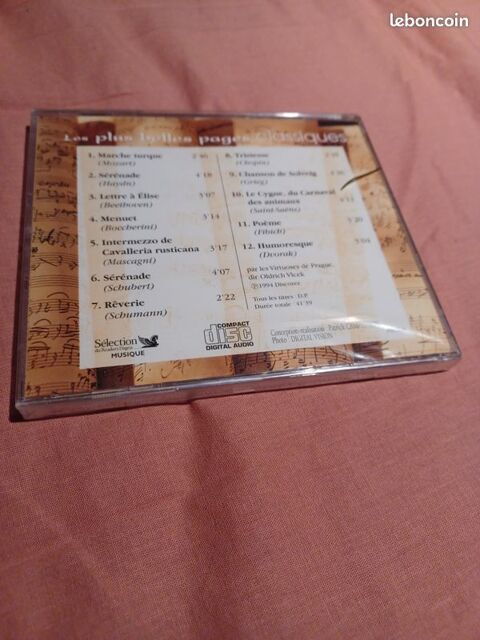 CD MUSIQUE CLASSIQUE EMBALLE 2 Paray-le-Monial (71)