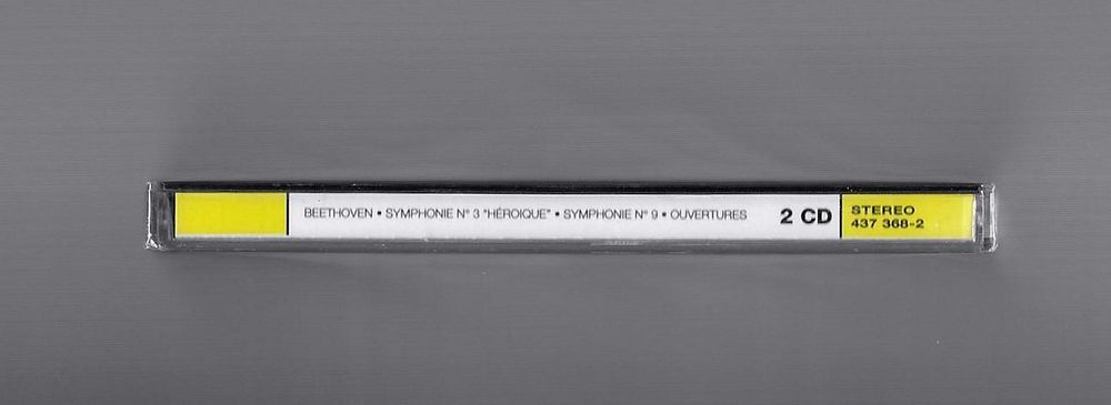 BEETHOVEN -2 x CD- SYMPHONIE N&deg;3 H&Eacute;RO&Iuml;QUE + N&deg;9 + OUVERTURES CD et vinyles