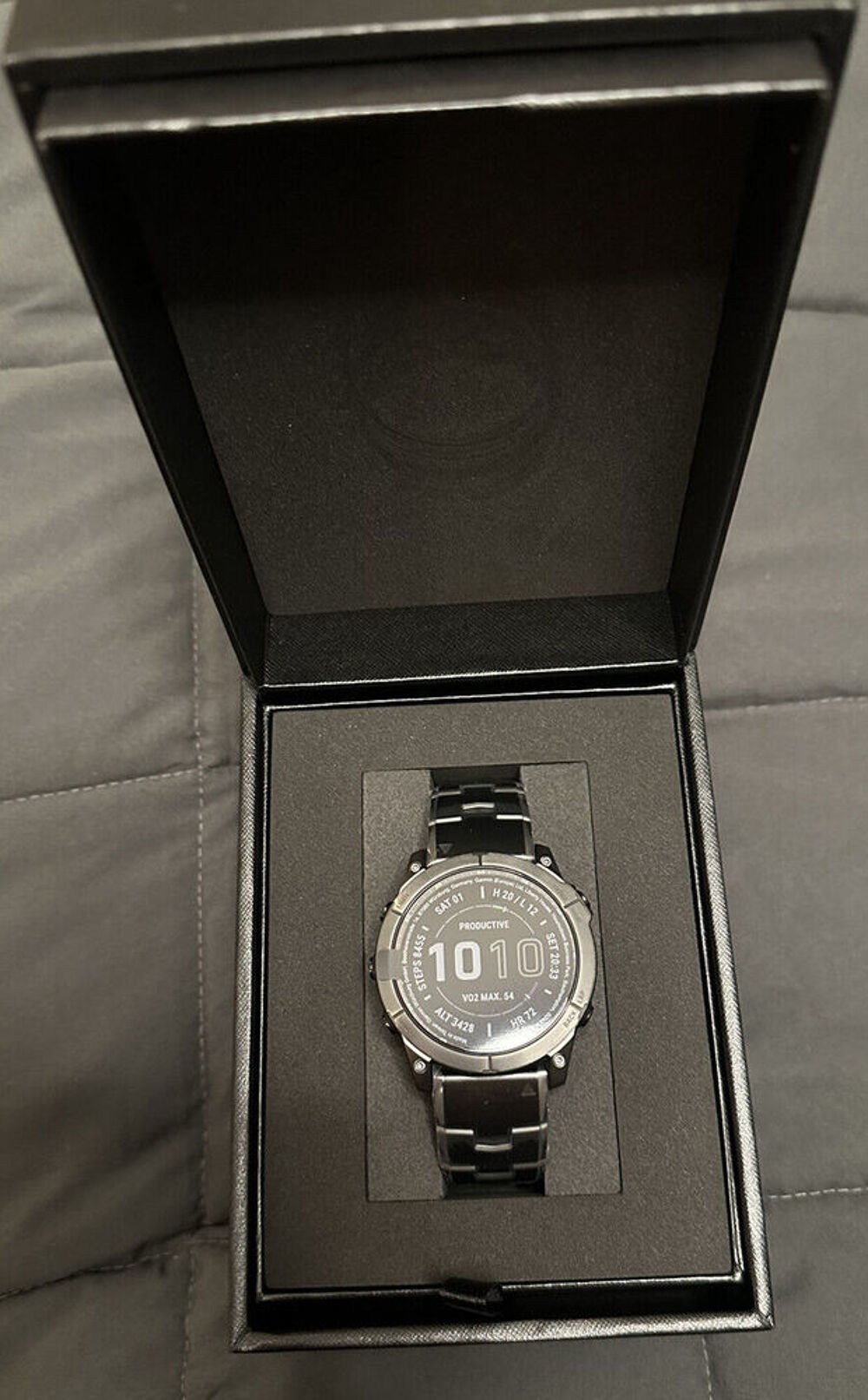 Garmin Fenix 7X Saphir Solar Titan Bijoux et montres