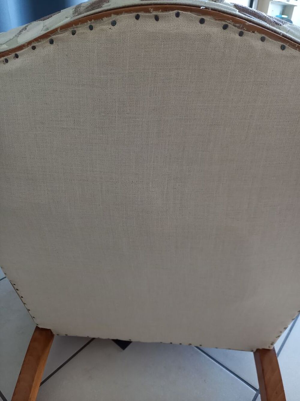 Fauteuil voltaire ancien sur roulettes Meubles