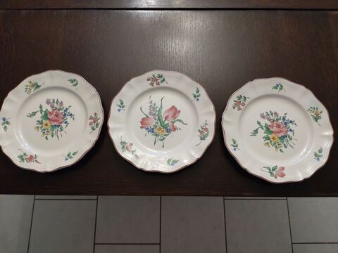 3 assiettes en porcelaine de lunéville 9 Hettange-Grande (57)