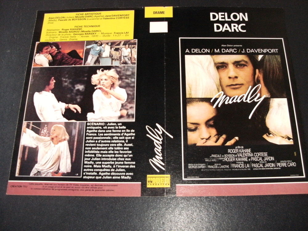Film : " Madly " DVD et blu-ray