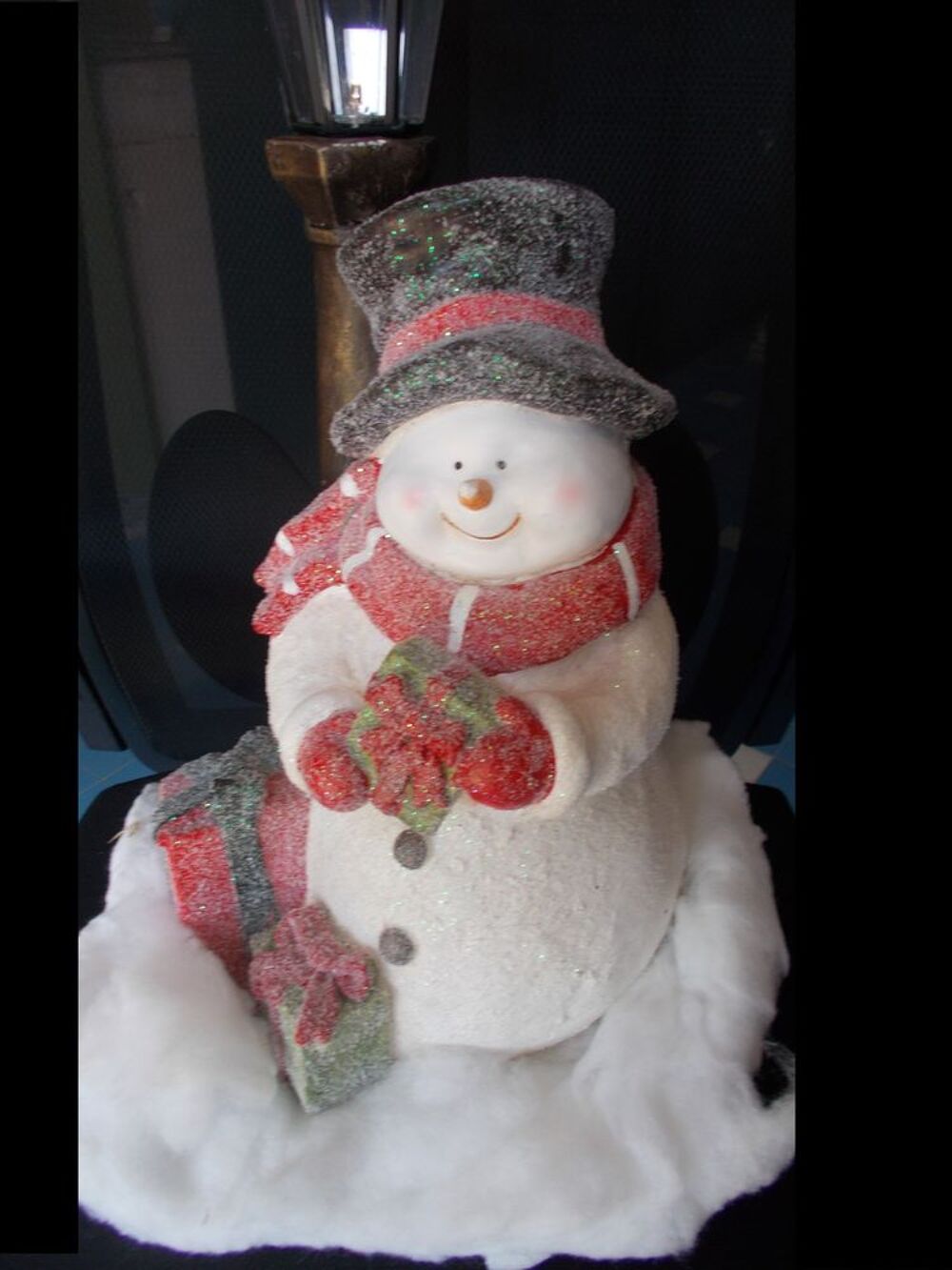 BONHOMME DE NEIGE LANTERNE Décoration