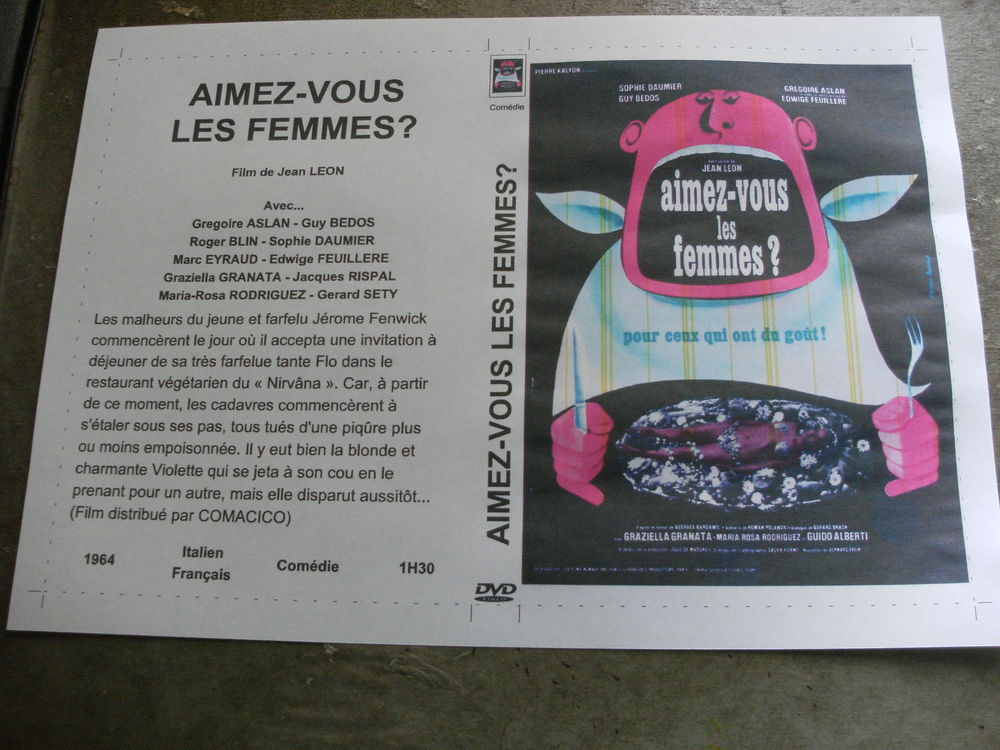 Film : " Aimez-vous les femmes " DVD et blu-ray