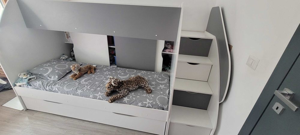 chambre enfant lit superposer avec escalier Mobilier enfants