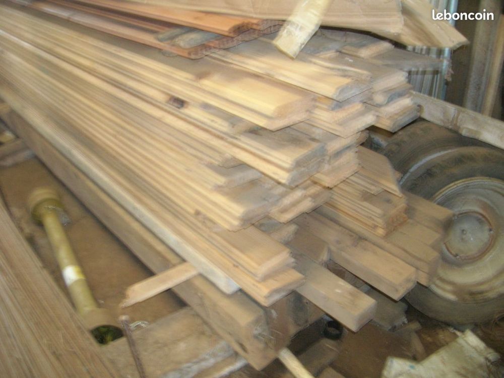 Parquet sapin bouvet&eacute; pour volets ,bardage Bricolage