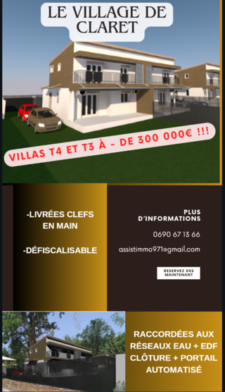 Maison 4 pièces 110 m² · à Le Moule · 110 m² · 290 500 €