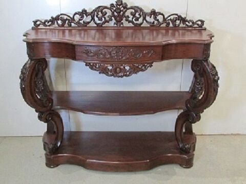 Grande console Napoléon III en acajou Castres (81)