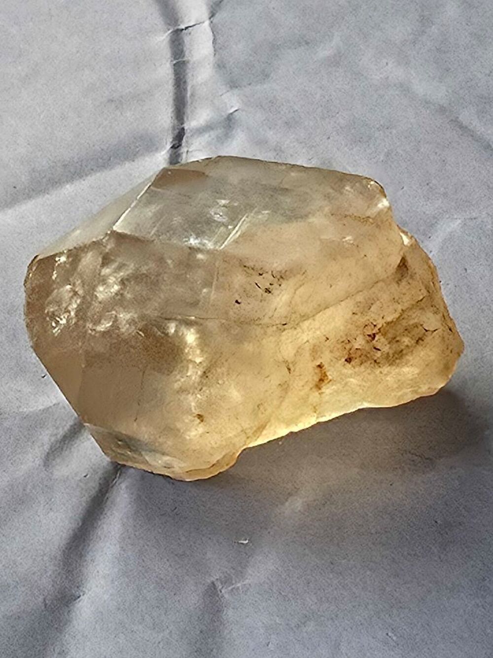 V&eacute;ritable Citrine Naturelle de Kolwezi RDC-37g 