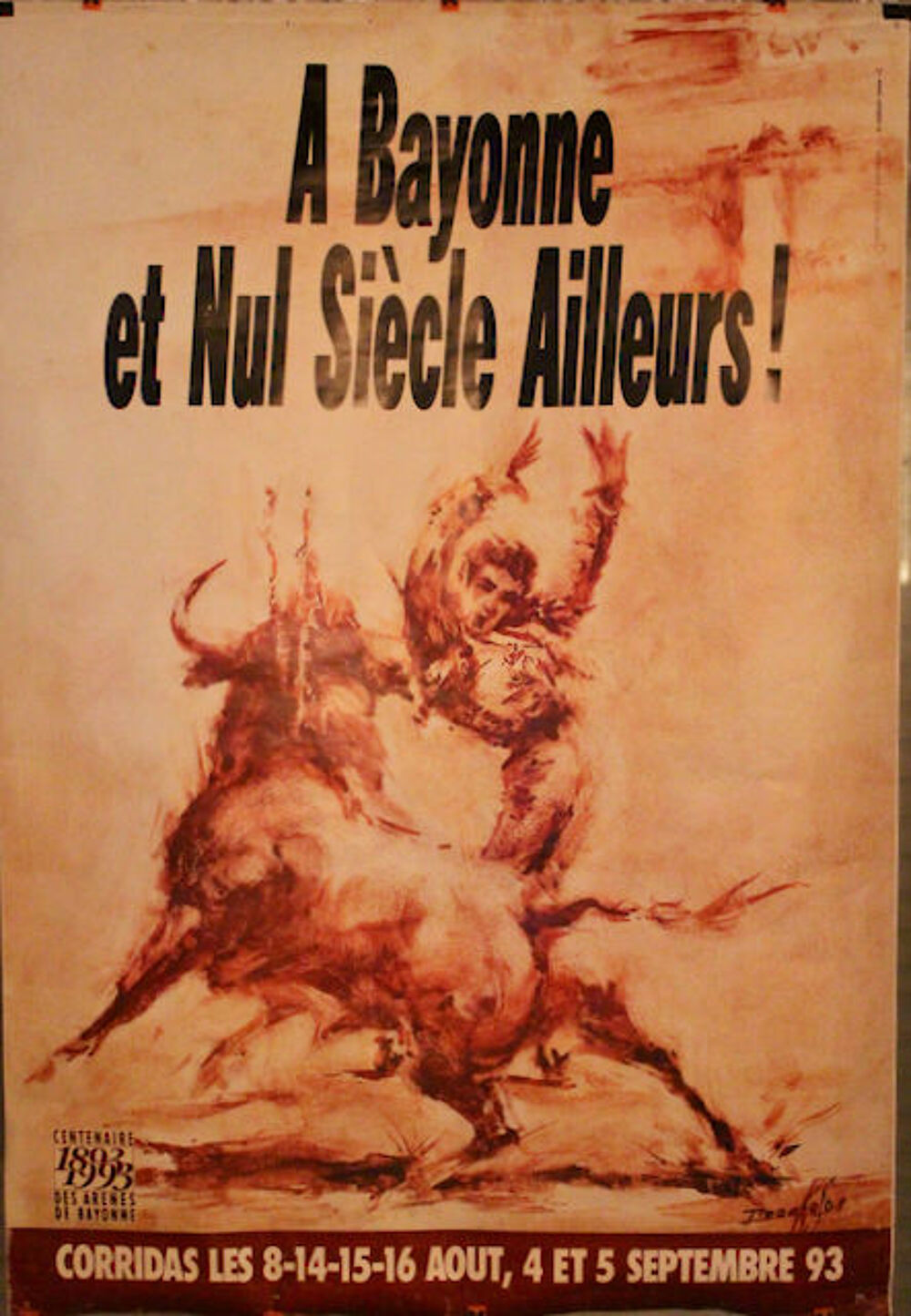 BAYONNE : Choix important d'AFFICHES de CORRIDA. 