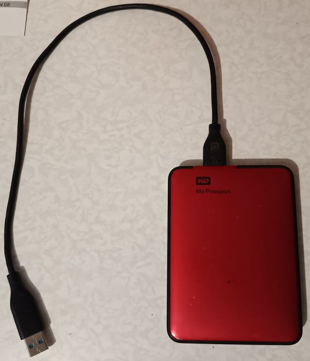 Disque dur externe 500 go WD My passport 0748 USB 3.0 Matériel informatique