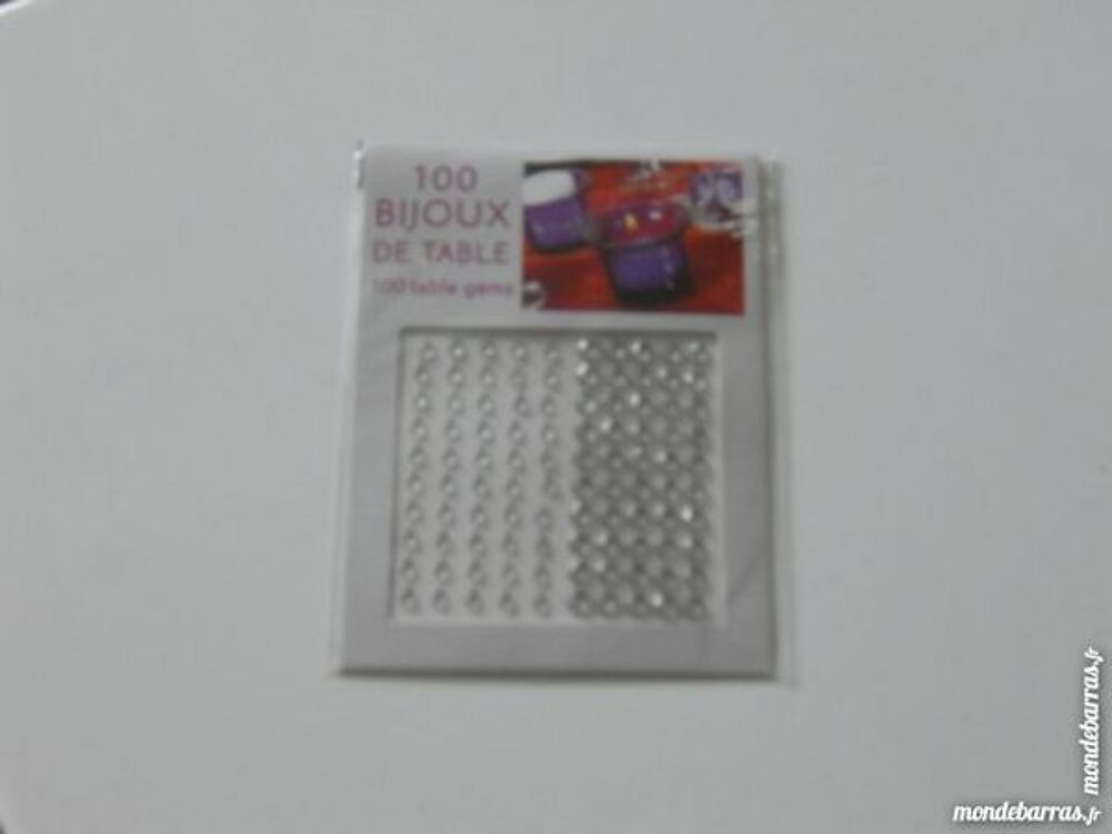 100 Bijoux de table, neuf Décoration