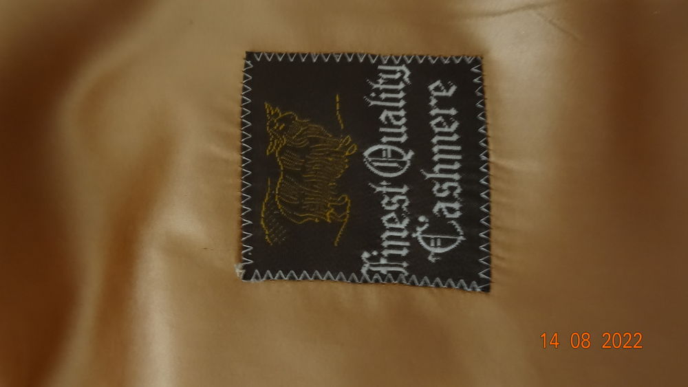 Pardessus Cashmere Finest Quality Vêtements