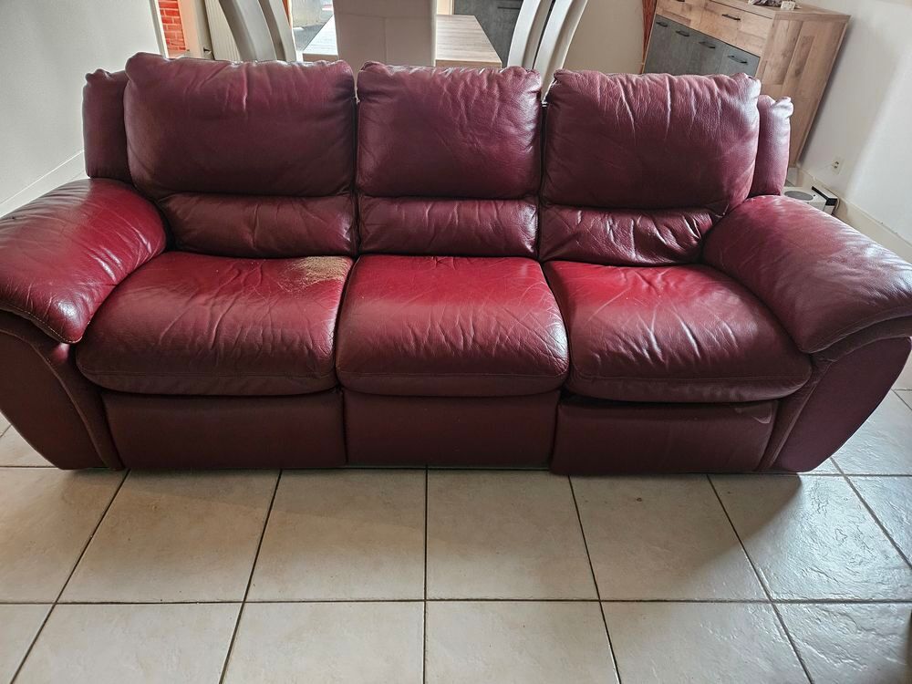 CANAPE CUIR Meubles