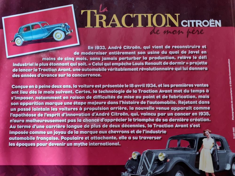 La traction et la Dauphine de mon P&egrave;re Livres et BD