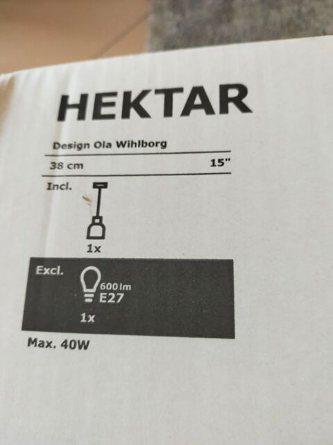 Suspension HEKTAR avec ampoule de chez IKEA 120 Savigny-sur-Orge (91)