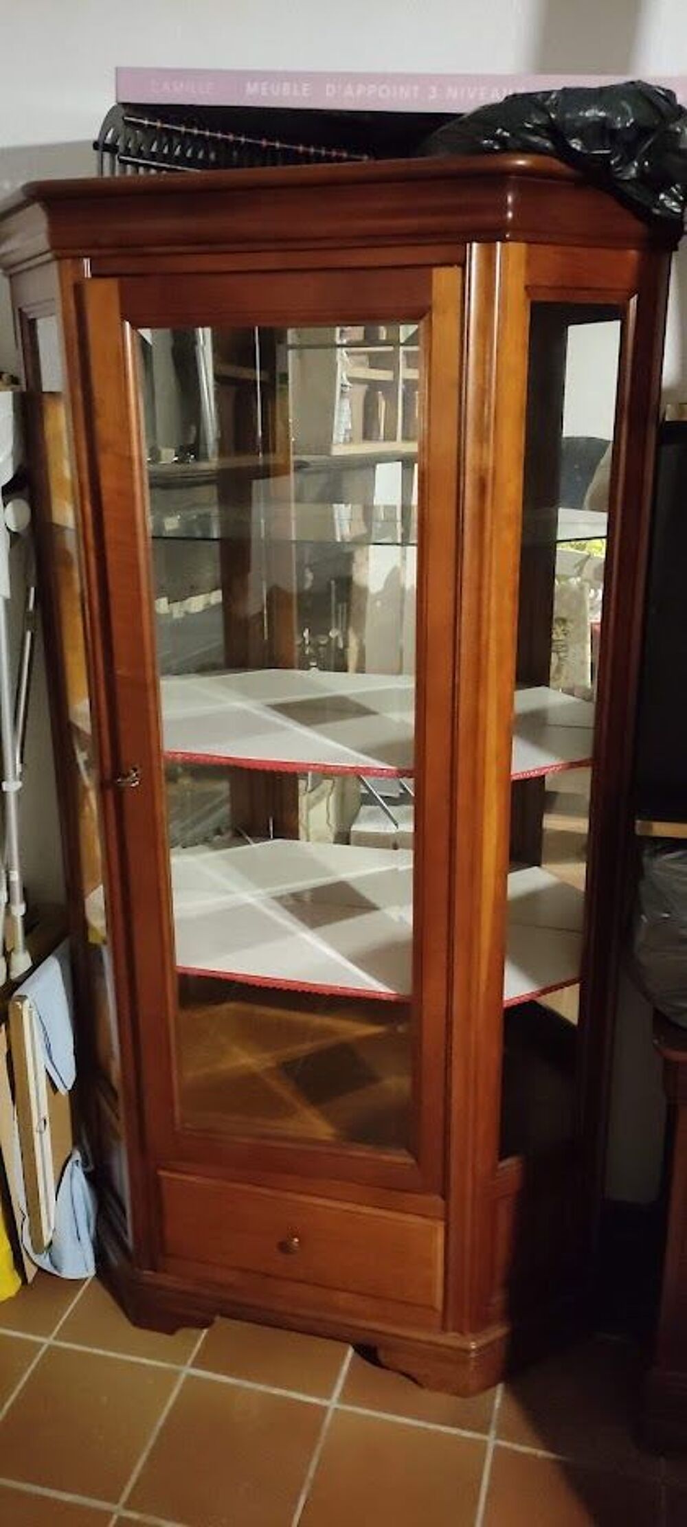 vitrine en merisier Meubles